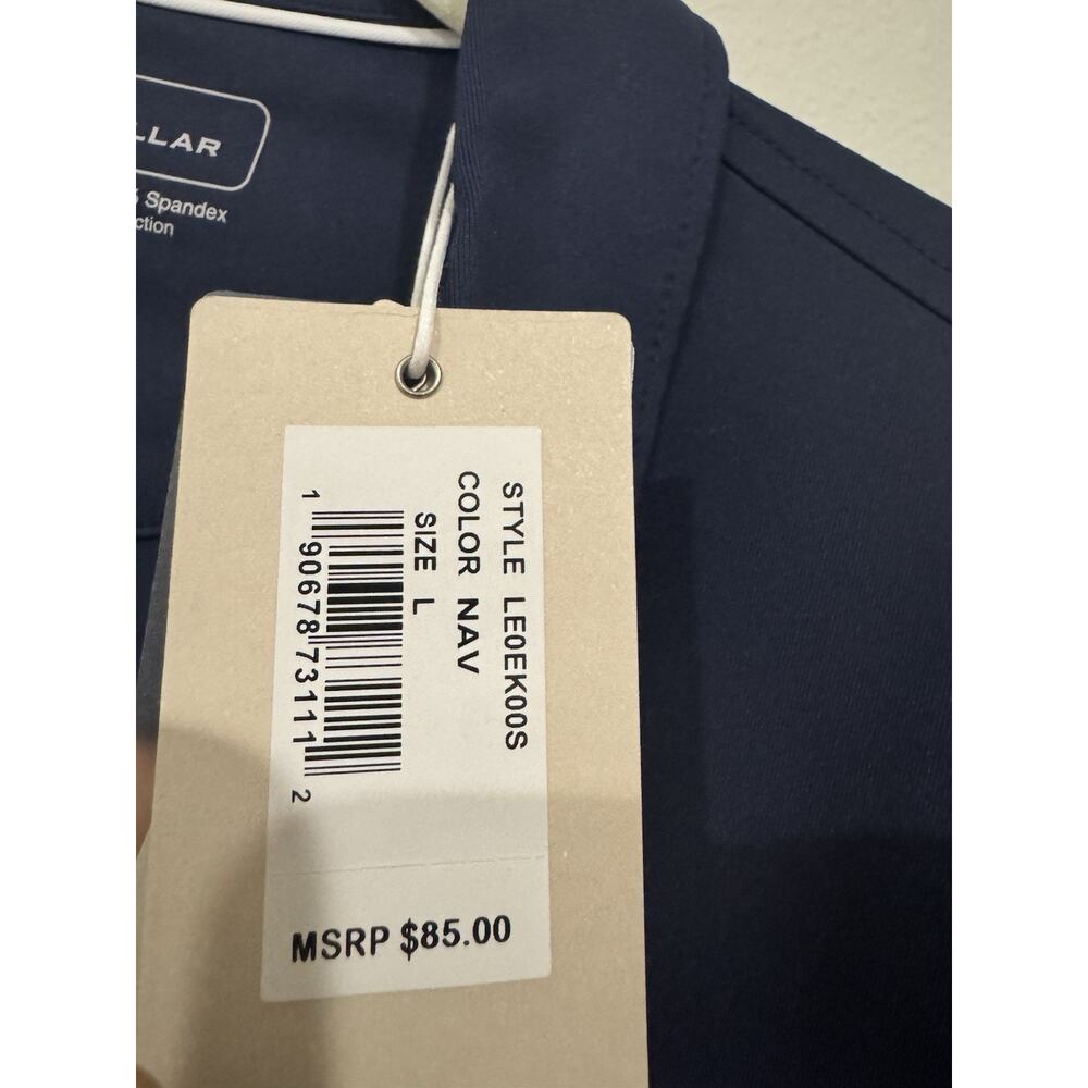 New NWT Women’s Navy Peter Millar Golf Polo MSRP $85 Sz L - Picture 5 of 9